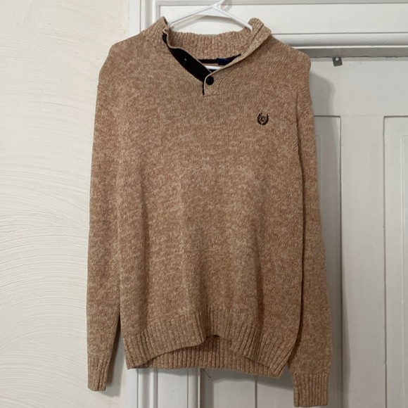 Chaps Medium men’s 100% cotton long sleeve quarter button up - Picture 7 of 16